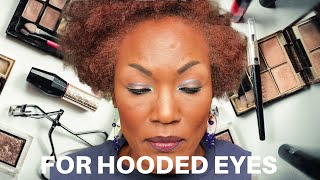 HOW TO APPLY EYESHADOW TO HOODED EYES [upl. by Aicemed504]