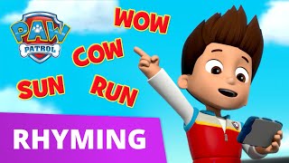 PAW Patrol Learn About Rhyming Words  Learn With PAW Patrol Official amp Friends [upl. by Teiluj843]