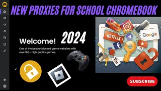 New Proxies For School Chromebook 2024  SYCES GAME SHACK [upl. by Sachi]