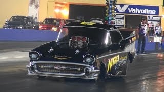 NITRO EXPRESS NITRO FUNNY CAR 583  249 MPH AT SYDNEY DRAGWAY 1712014 [upl. by Landry]