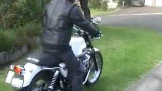 MotoGuzzi V7 classic with Staintune exhaust [upl. by Lakin134]