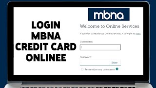 How To Login MBNA Credit Card Online Account 2023  MBNA Credit Card Sign In Guide  mbnacouk [upl. by Hochman627]