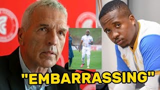 ERNST MIDDENDORP SLAMS ANDILE MPISANE INCLUSION IN XI FOR ROYAL AM LAST GAME [upl. by Harrow]