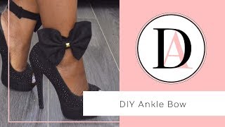 DIY Ankle Shoe Bow [upl. by Stephie]