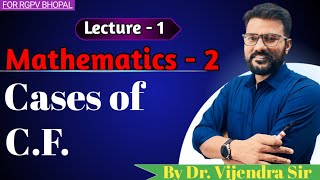 M2 Unit1 Lec1 Linear differential equation of higher order cases of CF [upl. by Edra97]