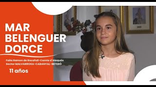 Candidatas a Fallera Mayor Infantil de Valencia 2025 Mar Belenguer Dorce [upl. by Norval691]