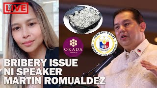 LIVE  OKADA BRIBERY ISYU NI SPEAKER MARTIN ROMUALDEZ  Sass Rogando Sasot [upl. by Mundford725]