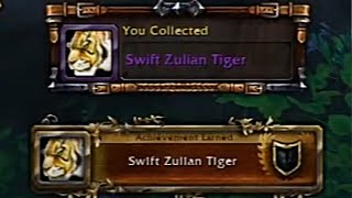 Obtaining the Swift Zulian Tiger mount WoW Rarest Mounts from the BMAH [upl. by Sharlene65]