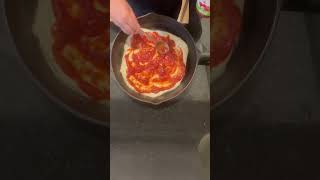 Pan pizza NickDiGiovanni kidscook cooking pizza panpizza recipe [upl. by Anileve]