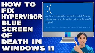 How To Fix Hypervisor Blue Screen of Death in Windows 1011 Solution [upl. by Fein607]