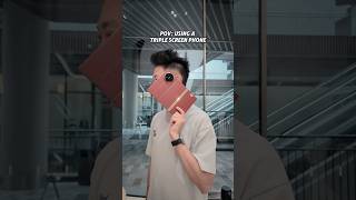 Huawei Mate XT Ultimate Hands On First trifoldable phone in the world 🤯🤯 huaweimatextultimate [upl. by Eelyam]