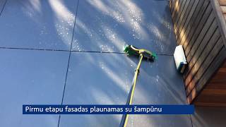 FASADO PLOVIMAS FACADE CLEANING [upl. by Nivel254]