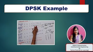 UNIT3 L51  example of DPSK  Generation and Detection of DPSK  DPSK signal [upl. by Yrot]