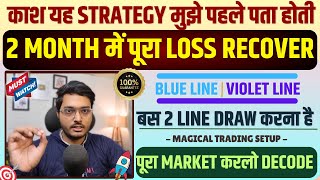 quot7Starquot Intraday Trading Strategy that changed my Life  BlueViolet Line Fibonacci setup banknifty [upl. by Eiramesor]