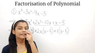 Factorization of Polynomials4 Terms Polynomials FactorizationHow to factorise Polynomials [upl. by Mannie]