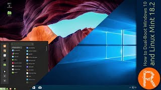 How to DualBoot Windows 10 and Linux Mint 182 [upl. by Story]