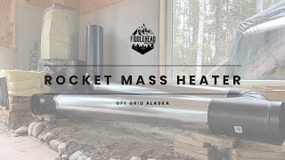 Rocket Mass Heater Build Part 1  Staying Warm In Alaska [upl. by Claman]