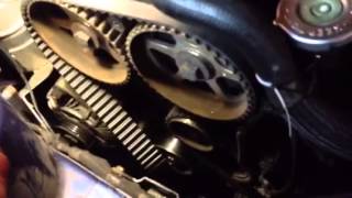 Pt cruiser timing belt change part 2 [upl. by Ellevehs]