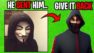 Scammer Tried Stealing His Ikonik Skin On Fortnite [upl. by Ihab183]