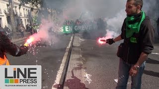 Manifestation cheminots  Paris  France 22 mai 2014 [upl. by Socha]