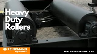 Heavy Duty Rollers  Peinemann Equipment [upl. by Enelehs]