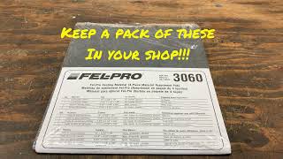 QUICK TIP FelPro gasket material  Make custom or hard to find gaskets [upl. by Yleen]