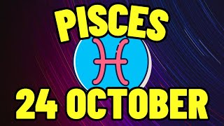 Pisces ♓ 🌟𝐆𝐫𝐞𝐚𝐭 𝐍𝐞𝐰𝐬 𝐈𝐬 𝐎𝐧 𝐈𝐭𝐬 𝐖𝐚𝐲 𝐓𝐨 𝐘𝐨𝐮✨Horoscope For Today October 24 2024  Tarot [upl. by Aihsetel886]