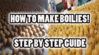 MAKING BOILIES IS EASY AND YOU CAN DO IT STEP BY STEP GUIDE TO CARP BOILIES [upl. by Glasgo112]