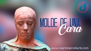 Cómo hacer un molde de una cara [upl. by Aiuoqes]