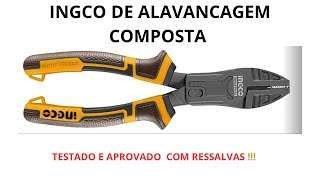 INGCO HCCP58200 ALICATE MUITO BOM MAS… [upl. by Fanestil]