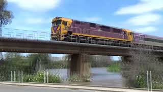 Trains At Breakwater Bridge 31122023 [upl. by Burkhardt]