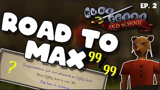 OSRS Road To MAX  Grinding Continues  ep 2 [upl. by Nnairam808]