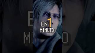 🦠 La HISTORIA de LEON en 1 MINUTO 🦠  Resident Evil 4 REMAKE residentevil leonskennedy shorts [upl. by Lalittah686]