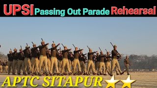 UPSI⭐⭐ Passing Out Parade Rehearsal in APTC Sitapur [upl. by Ruvolo]