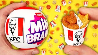 Opening The Mini Brands KFC Series Kentucky Fried Chicken [upl. by Waldner]