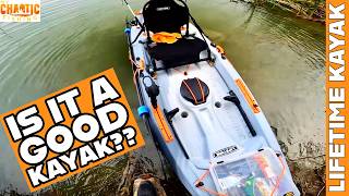 Lifetime Tamarack Pro kayak  Good budget fishing kayak [upl. by Arbas]