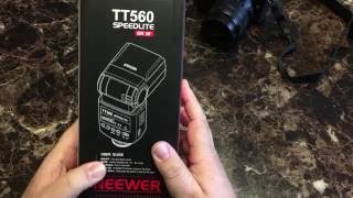 Neewer TT560 Flash Indepth Review [upl. by Darcey834]