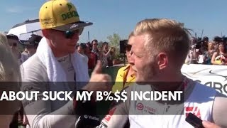 Kevin Magnussen talking about uck my ball incident [upl. by Gassman]