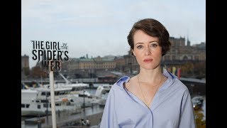 Claire Foy on playing Lisbeth Salander quotSwedish people speak better English than I doquot [upl. by Filemon743]