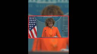 Karine Jean Pierre Doubles Down On Rhetoric Trump Vance Threat To Democracy [upl. by Myrtle]