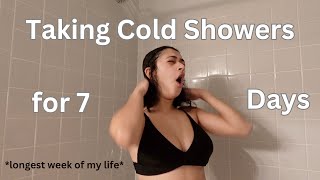 I Took COLD SHOWERS for 7 Days longest week of my life [upl. by Dyraj]