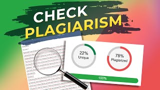 How to Check Your Work for Plagiarism [upl. by Darell]