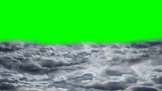 flying over the clouds  green screen effect [upl. by Prud]