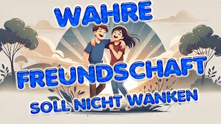 Wahre Freundschaft  Volkslied mit Text zum Mitsingen [upl. by Ahsenit]