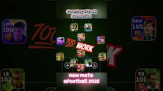 Formation counter attack eFootball 2025 new meta 100 Ezzy Goal shorts efootball2025 pes [upl. by Ojok]