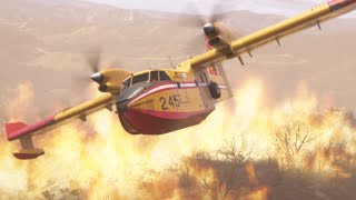 Microsoft Flight Simulator 2024  Career  Forest Fire [upl. by Nickles257]