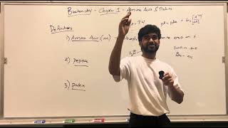 MCAT Biochemistry Chapter 1 Amino Acids Peptides and Proteins Part 1 [upl. by Akehsal]