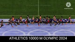 10000 m Olympic 2024  10000 Athletics athletics Olympic final [upl. by Affay801]