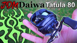 JDM Daiwa Tatula 80 Review Budget Finesse Bait Caster [upl. by Anilasor574]