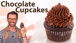 Easy Chocolate Cupcakes Recipe [upl. by Natsirhc658]